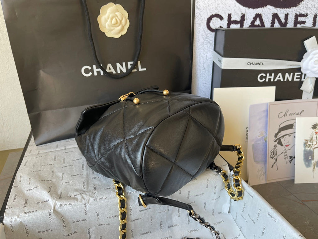 Chane1 24C 19Bag AS4223# Black 26x22x16cm