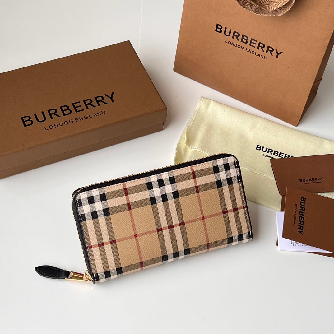 BURBERRY WALLETS 19x10.5x2.5cm BLACK