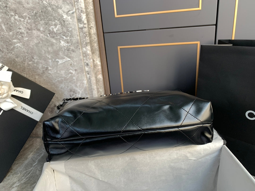 Chanel 22 Handbag Black Bag 35x37x7cm
