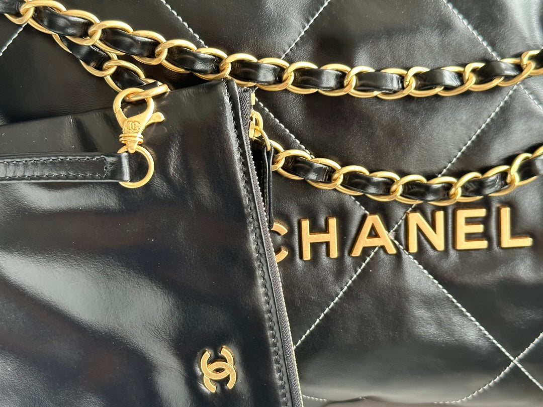 Chanel 2022 Bag AS3260# Black 35x37x7cm