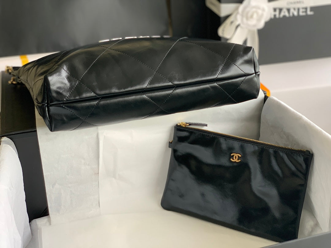 Chanel 22 Handbag Black 35x37x7cm