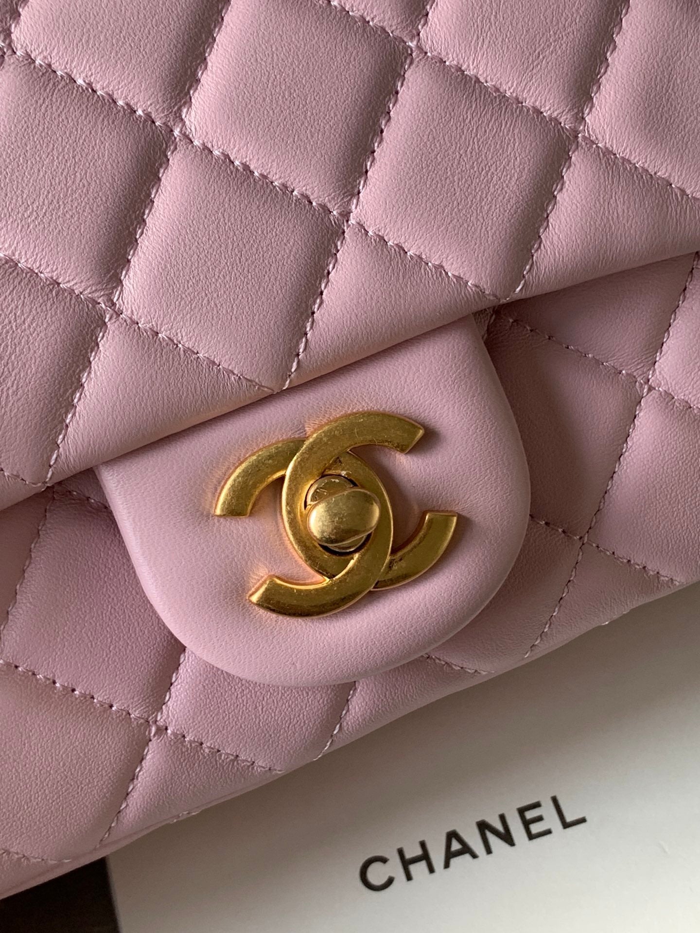 Chanel AS1786# Classic Bag 2020 Pink 18x13x7cm