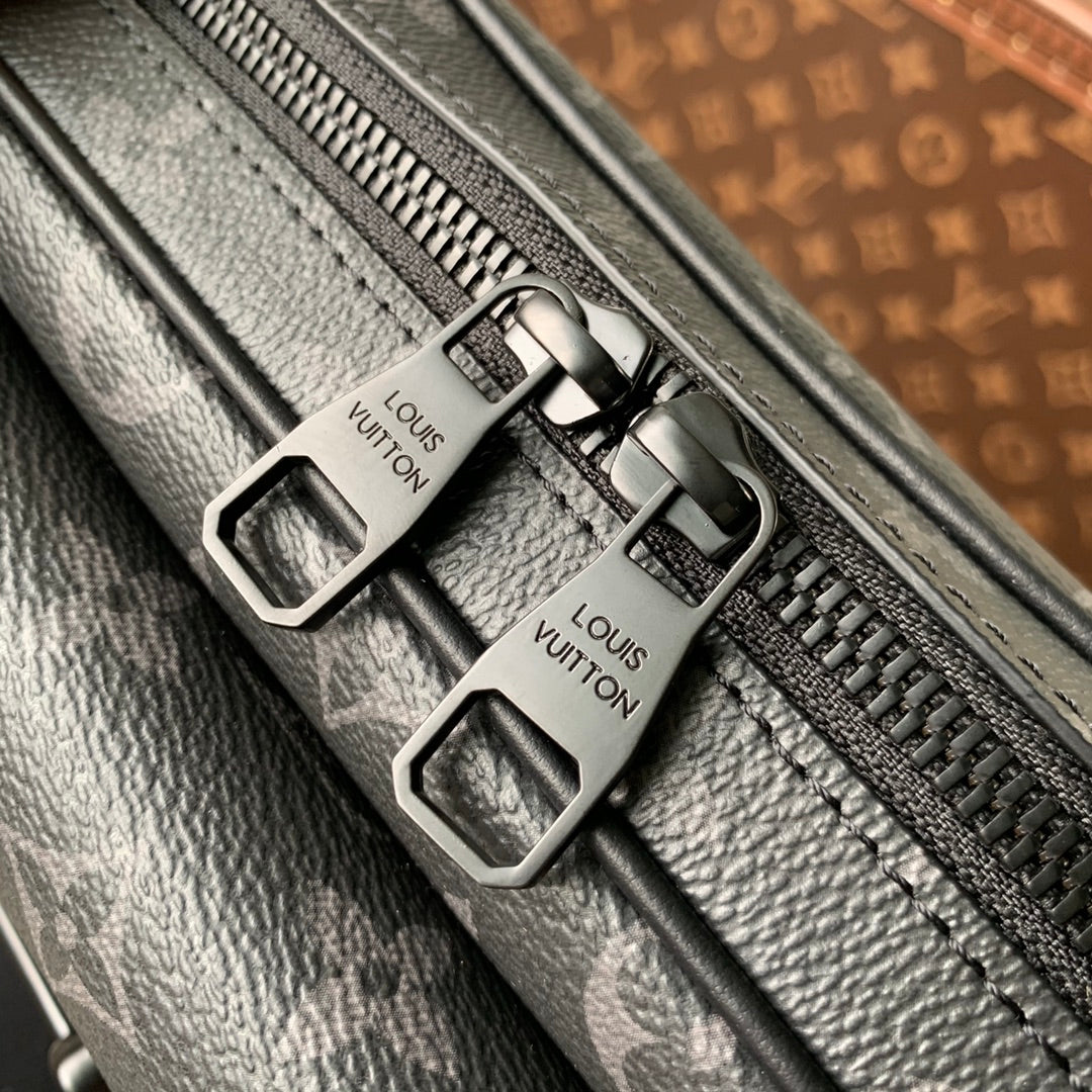 Louis Vuitton M46795 Steamer Bag 24x17x5cm Black