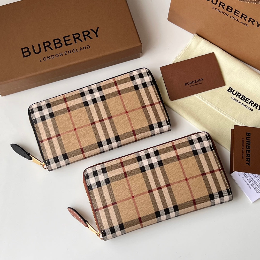 BURBERRY WALLETS 19x10.5x2.5cm BROWN