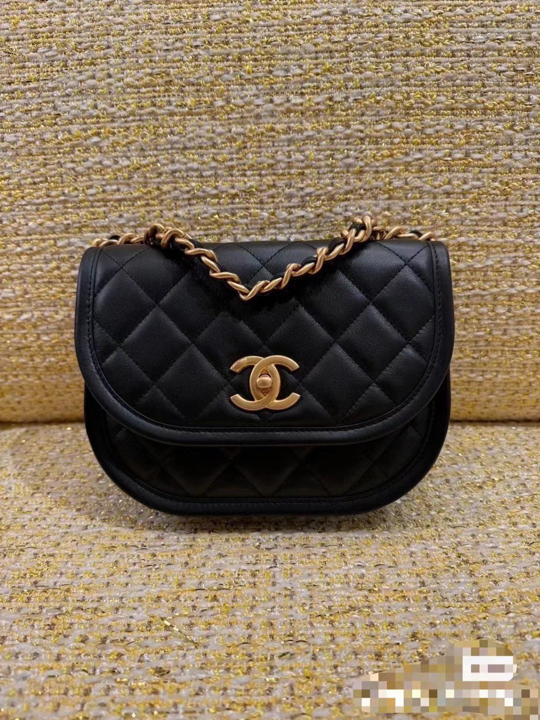 CHANEL Casual Style 2WAY Plain Leather Party Style Elegant Style