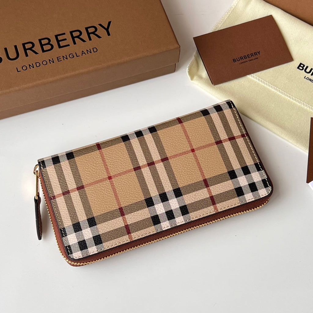 BURBERRY WALLETS 19x10.5x2.5cm BROWN