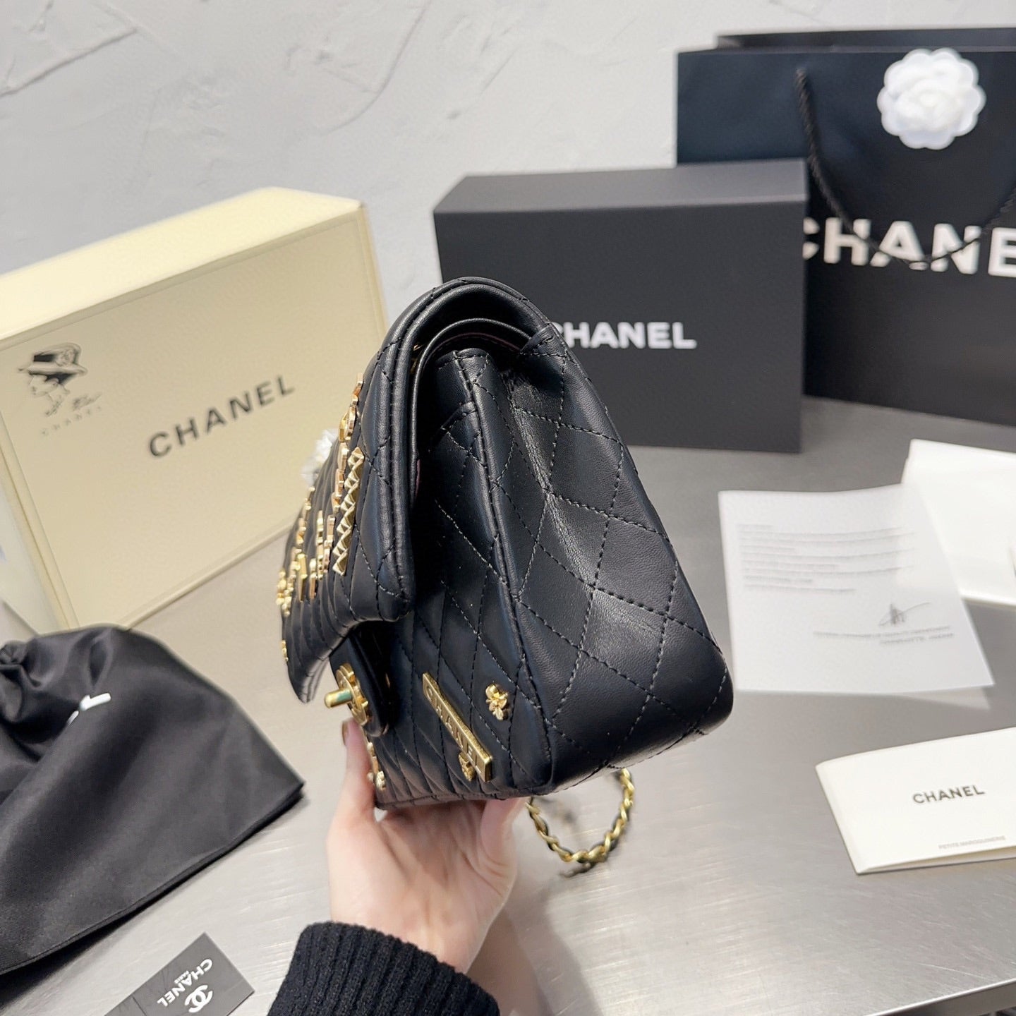 Chanel Badge Chain bag