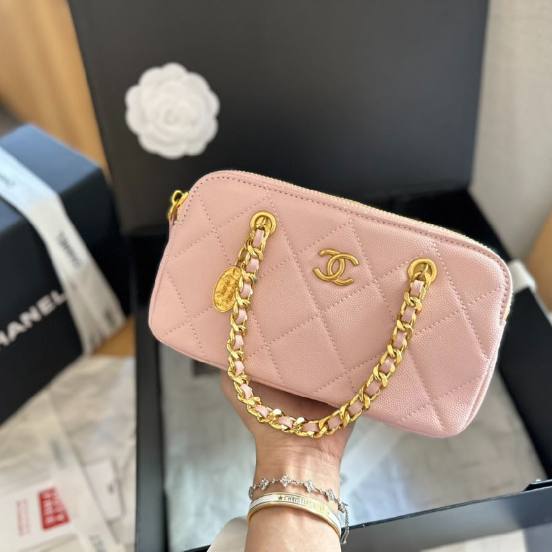 Chanel 23k Gold Coin Chain Bags