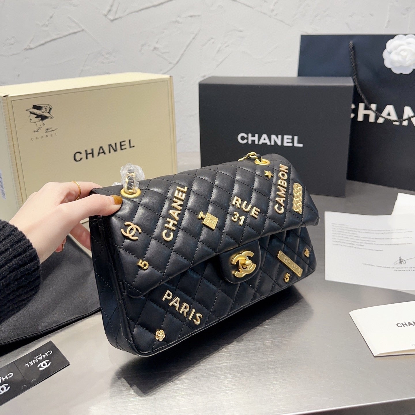 Chanel Badge Chain bag