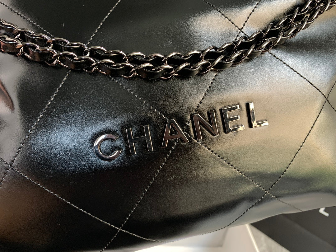 Chanel 22 Handbag Black Bag 35x37x7cm
