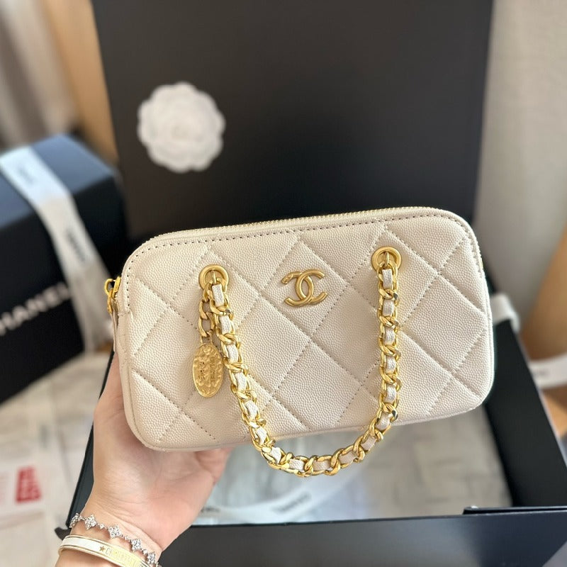 Chanel 23k Gold Coin Chain Bags