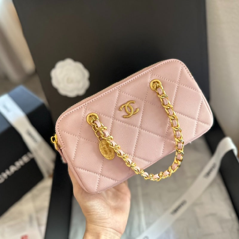 Chanel 23k Gold Coin Chain Bags