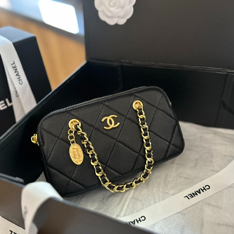 Chanel 23k Gold Coin Chain Bags