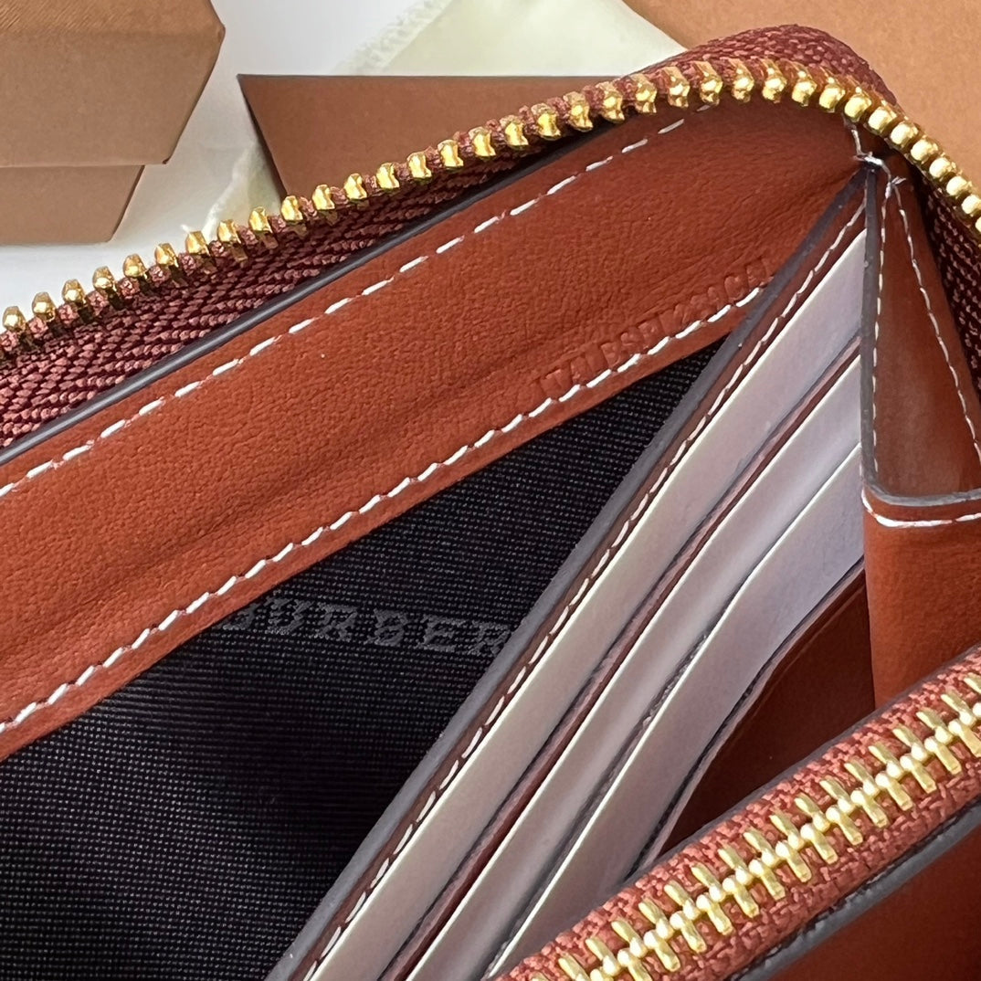 BURBERRY WALLETS 19x10.5x2.5cm BROWN