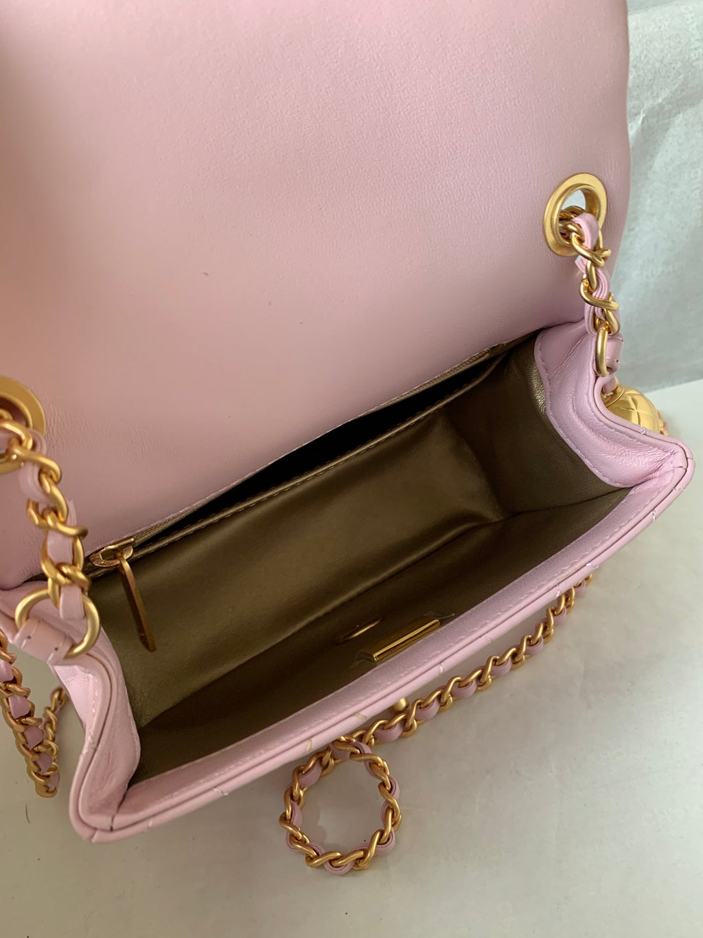 Chanel AS1786# Classic Bag 2020 Pink 18x13x7cm