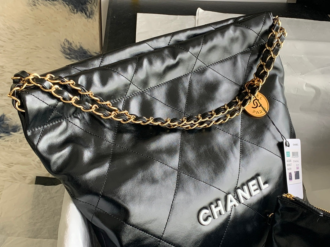 Chanel 22 Handbag Black 35x37x7cm