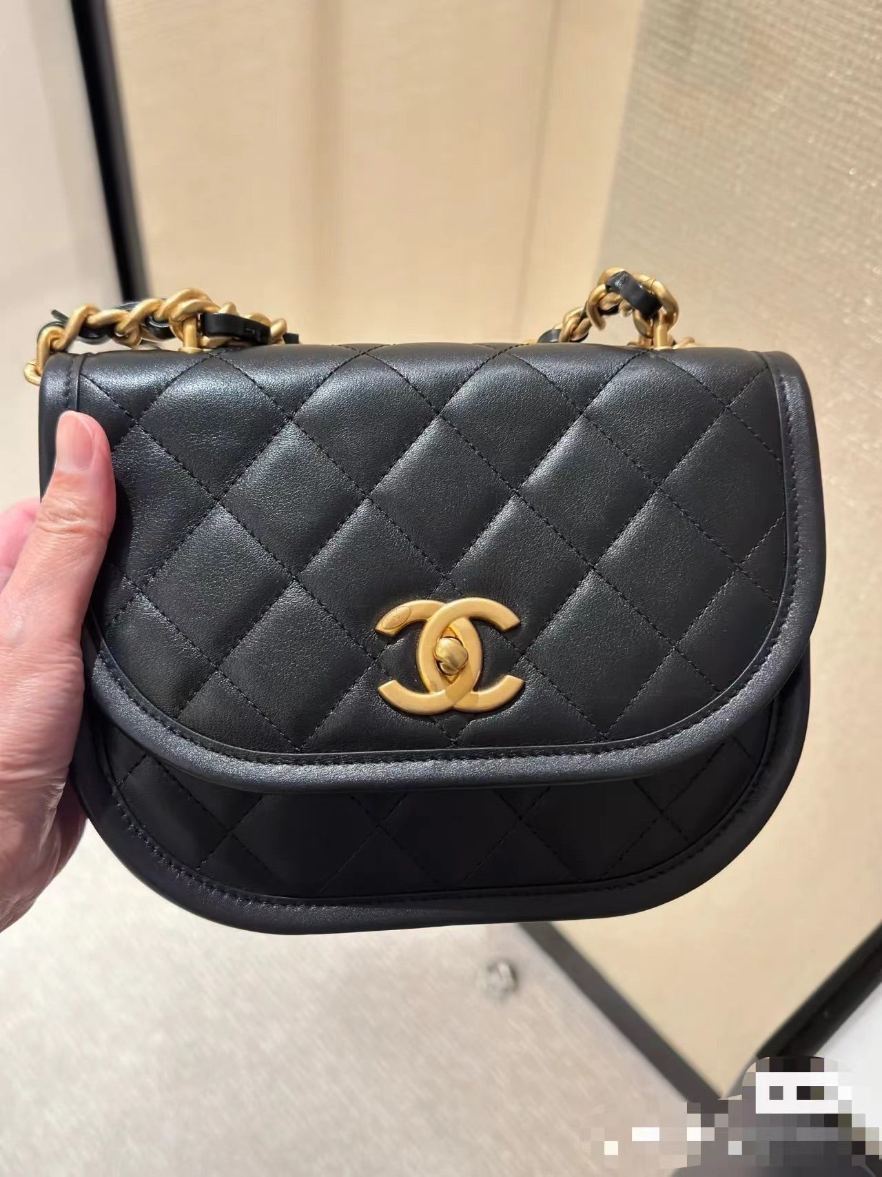 CHANEL Casual Style 2WAY Plain Leather Party Style Elegant Style