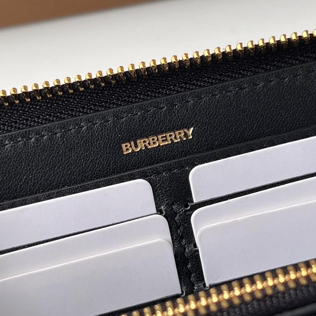 BURBERRY WALLETS 19x10.5x2.5cm BLACK