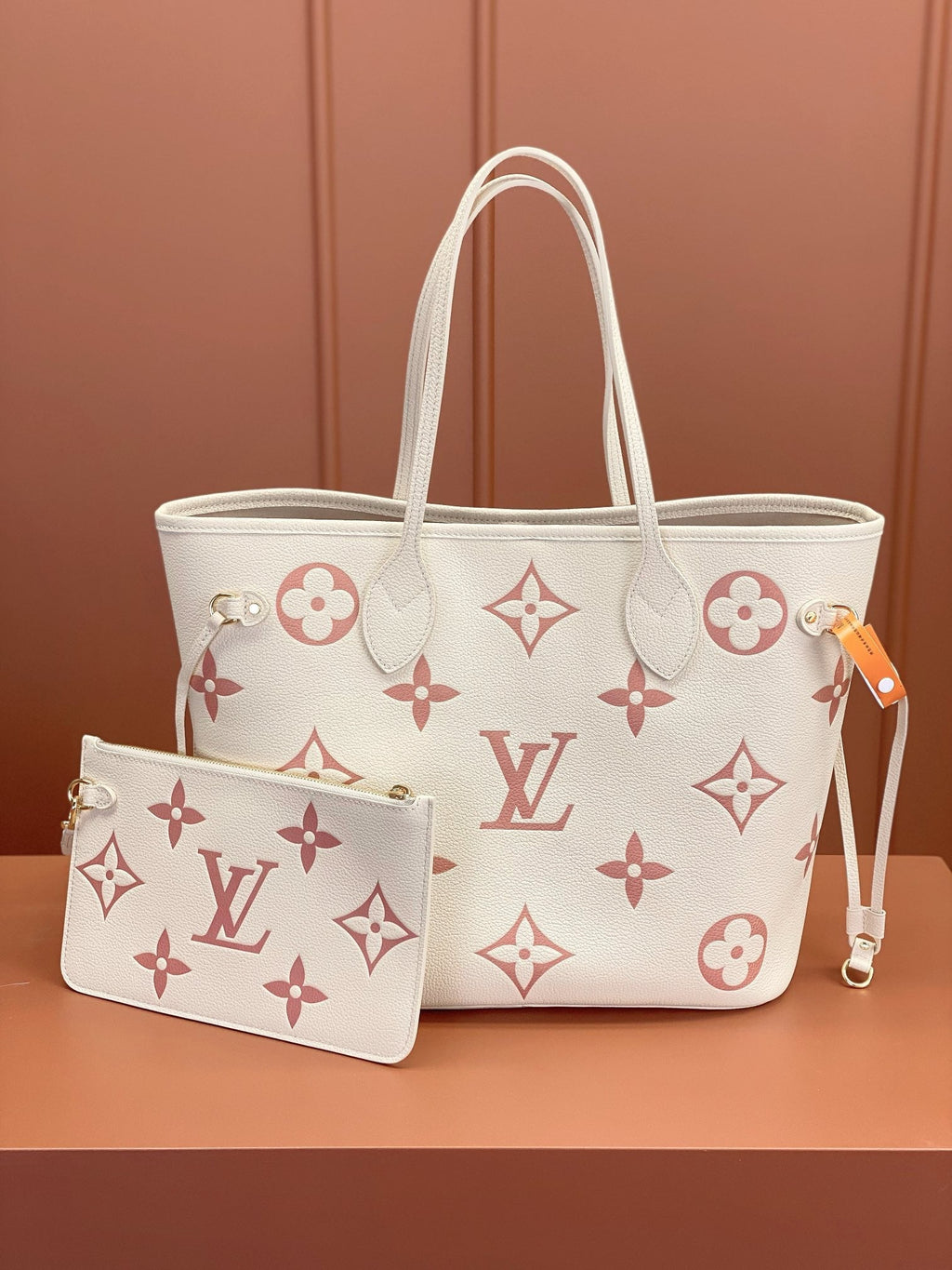Louis Vuitton LV M21579 Neverfull MM Bag 31x28x14cm White