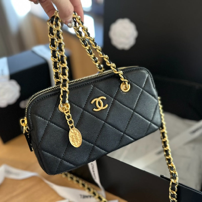 Chanel 23k Gold Coin Chain Bags