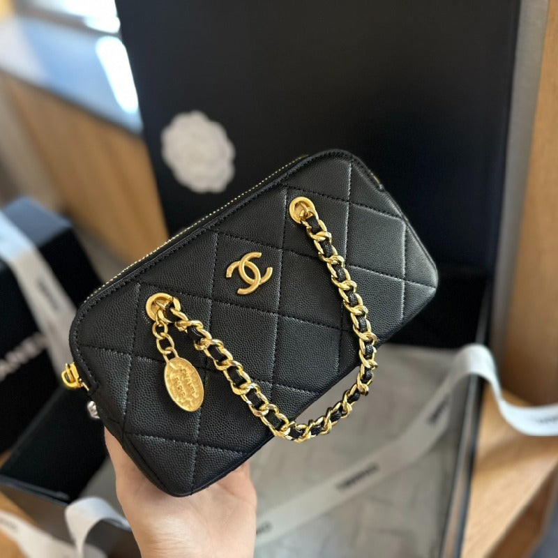Chanel 23k Gold Coin Chain Bags