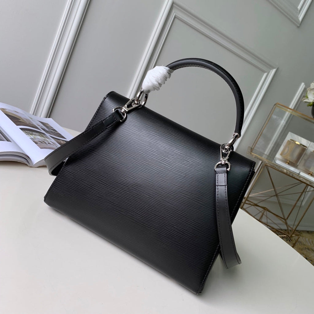 Louis Vuitton Epi Grenelle PM Handbag M53695 Black  26 x 20 x 12cm