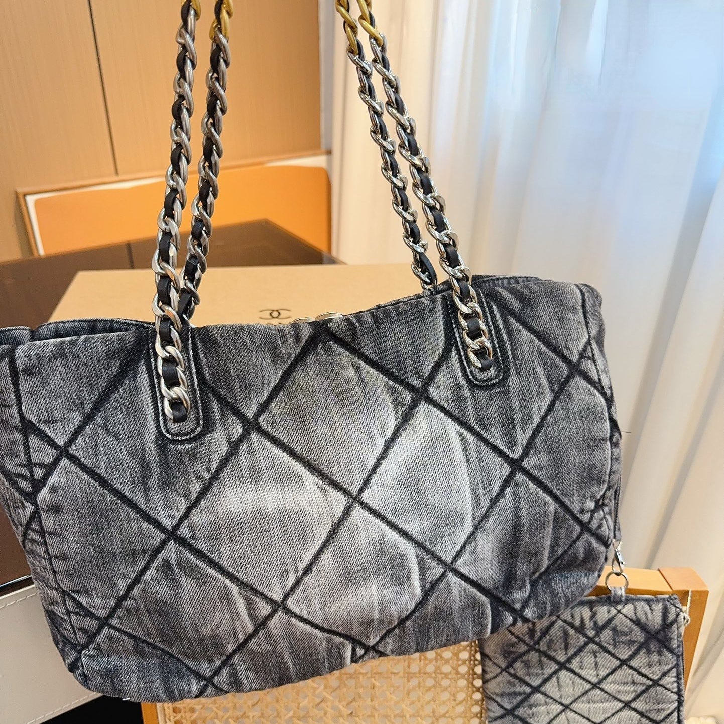 Chanel Demin Tote  Bag