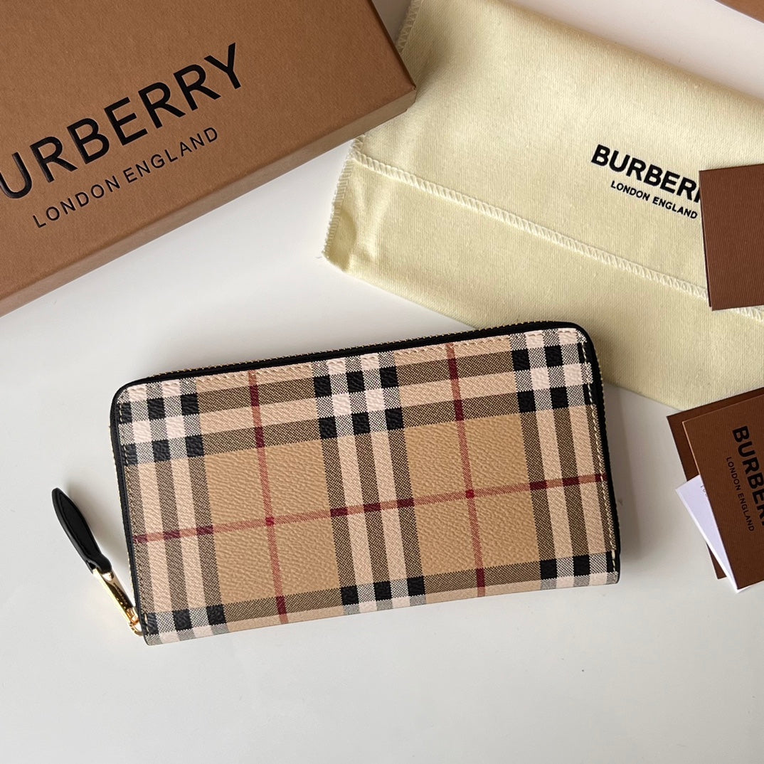 BURBERRY WALLETS 19x10.5x2.5cm BLACK