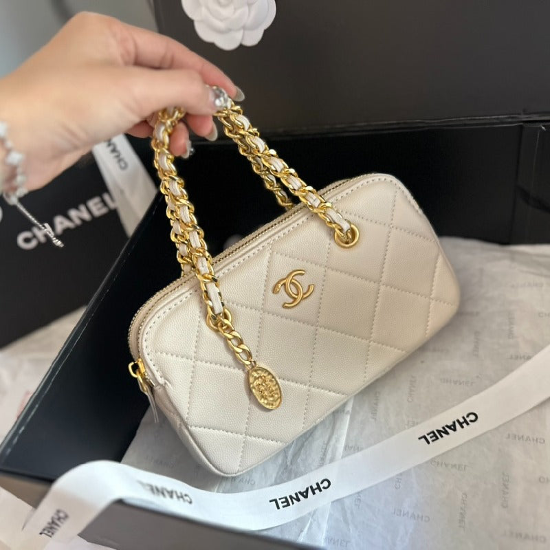 Chanel 23k Gold Coin Chain Bags