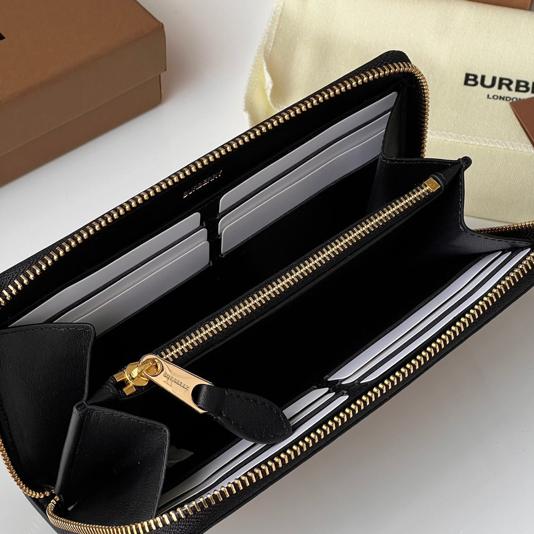 BURBERRY WALLETS 19x10.5x2.5cm BLACK