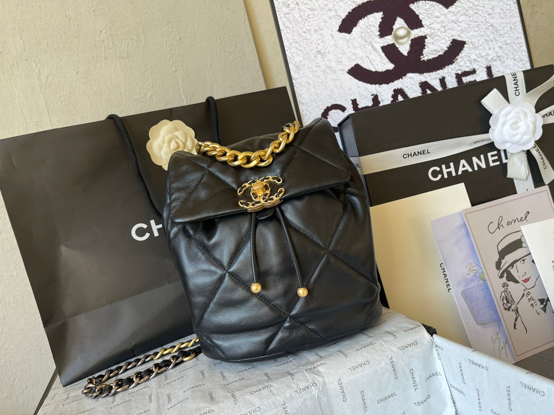 Chane1 24C 19Bag AS4223# Black 26x22x16cm