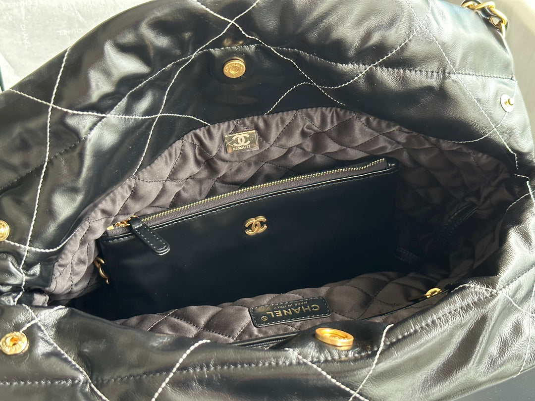 Chanel 2022 Bag AS3260# Black 35x37x7cm