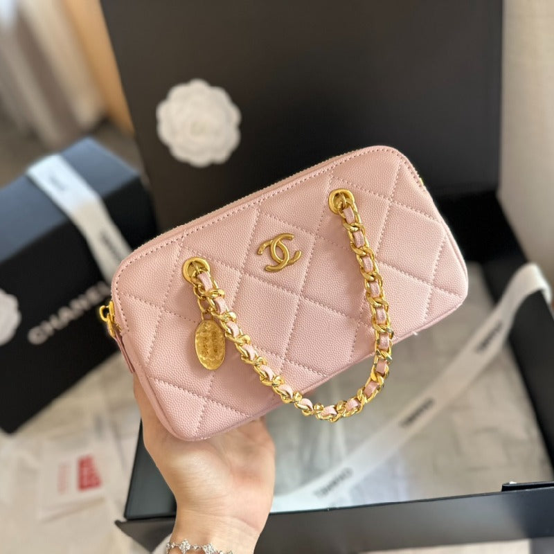 Chanel 23k Gold Coin Chain Bags