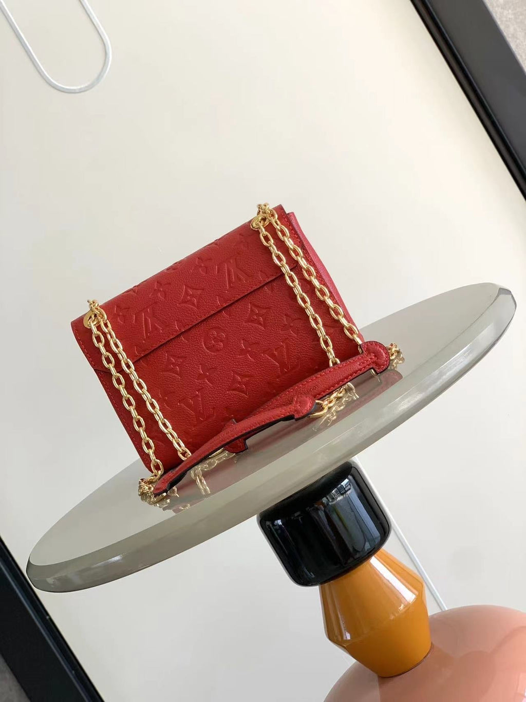 Louis Vuitton LV vavin bb M44550 Bag 21x15x8cm Red