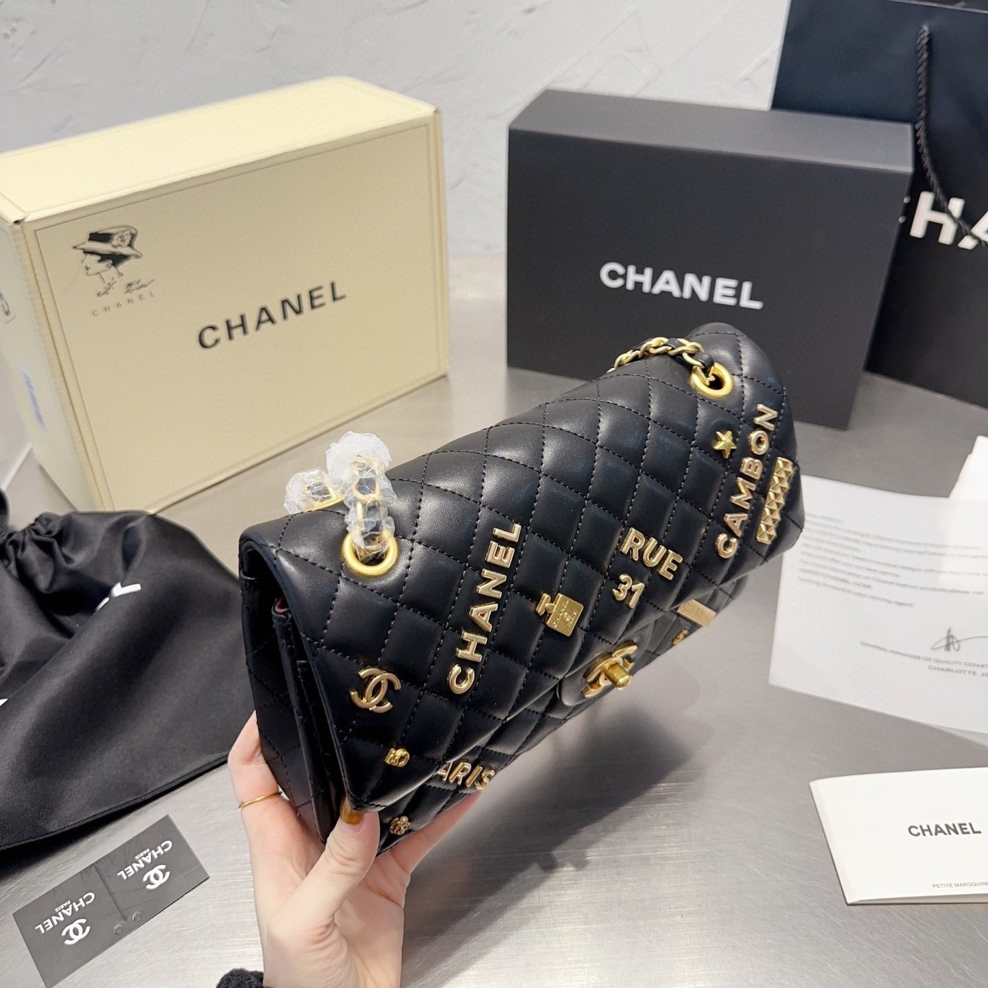 Chanel Badge Chain bag