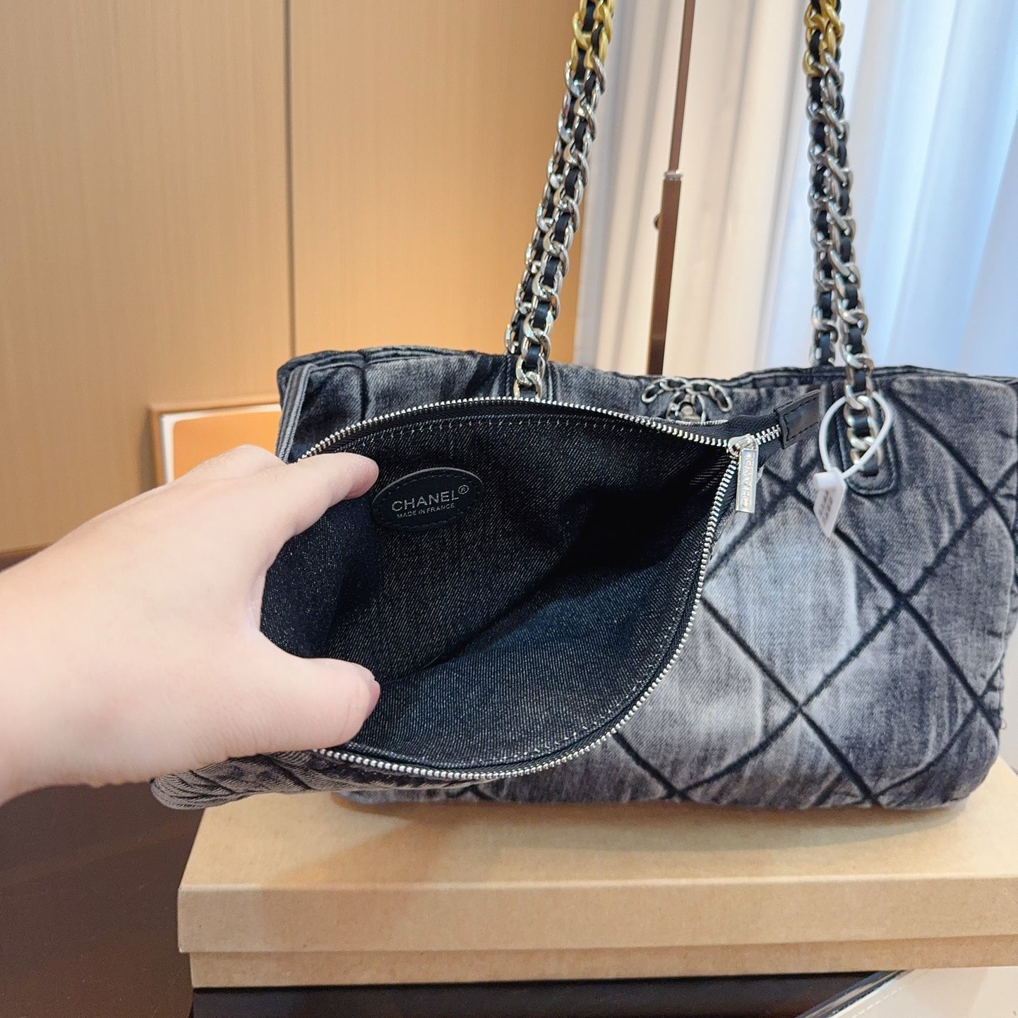 Chanel Demin Tote  Bag