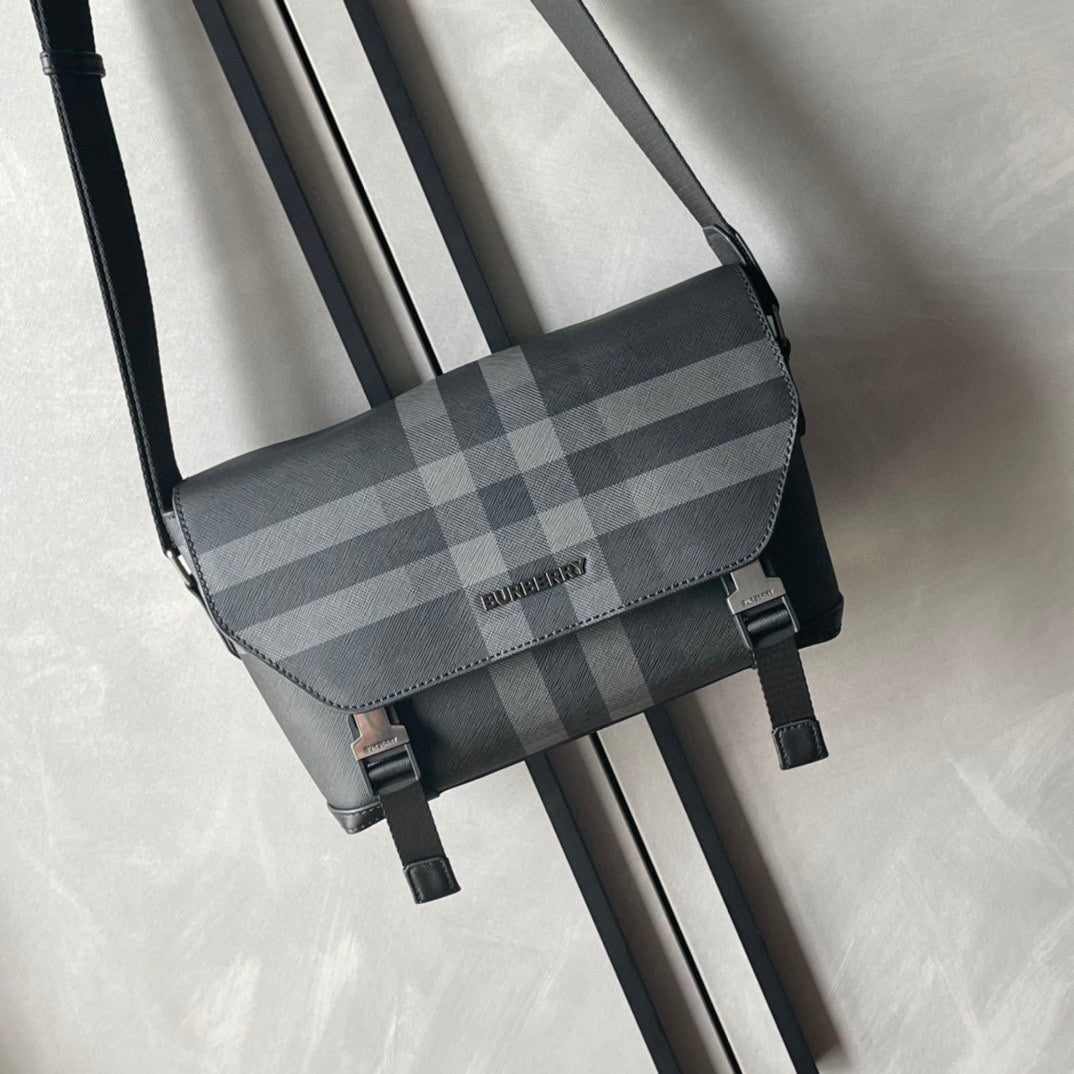 Burberry Check Small Wright ‘Charcoal’