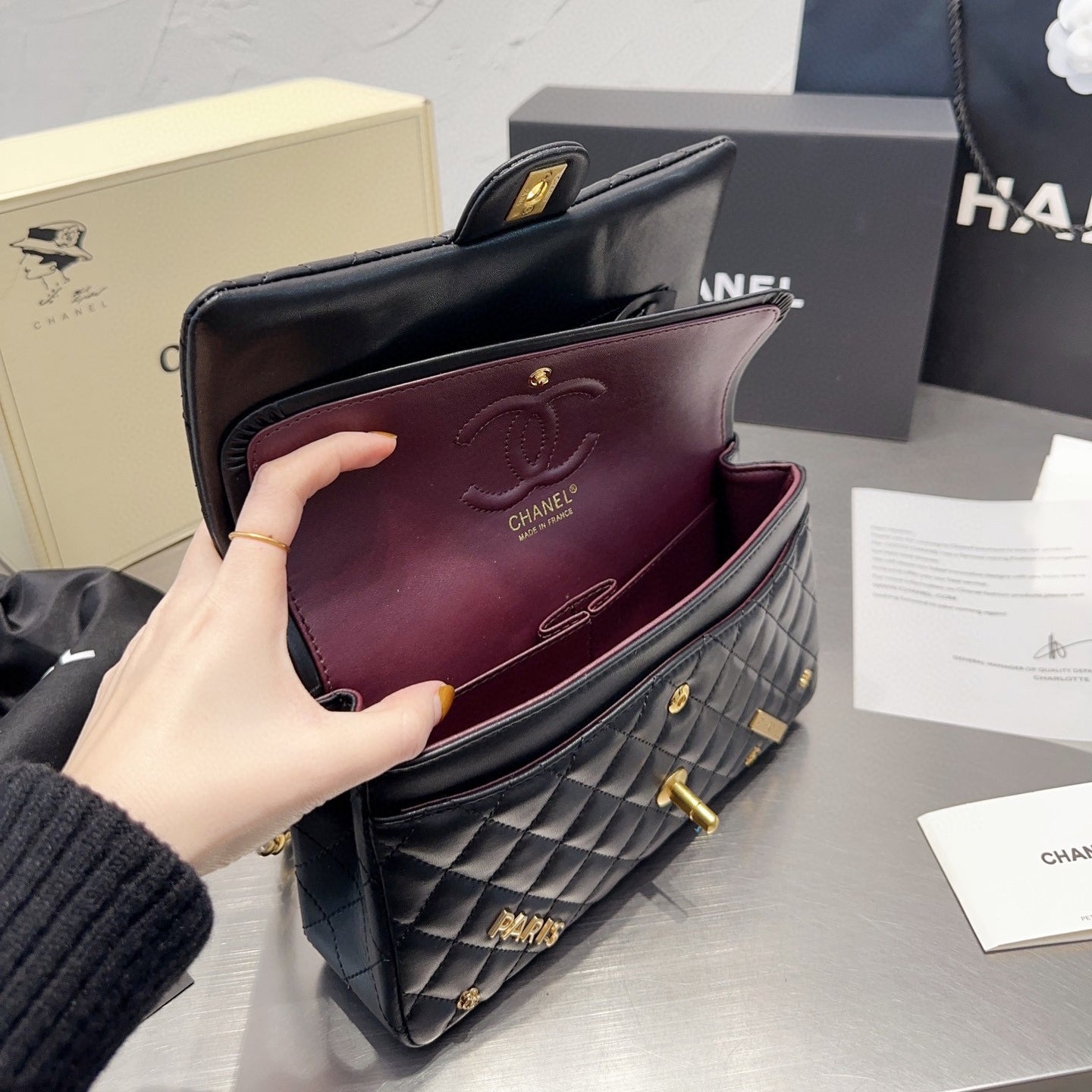 Chanel Badge Chain bag