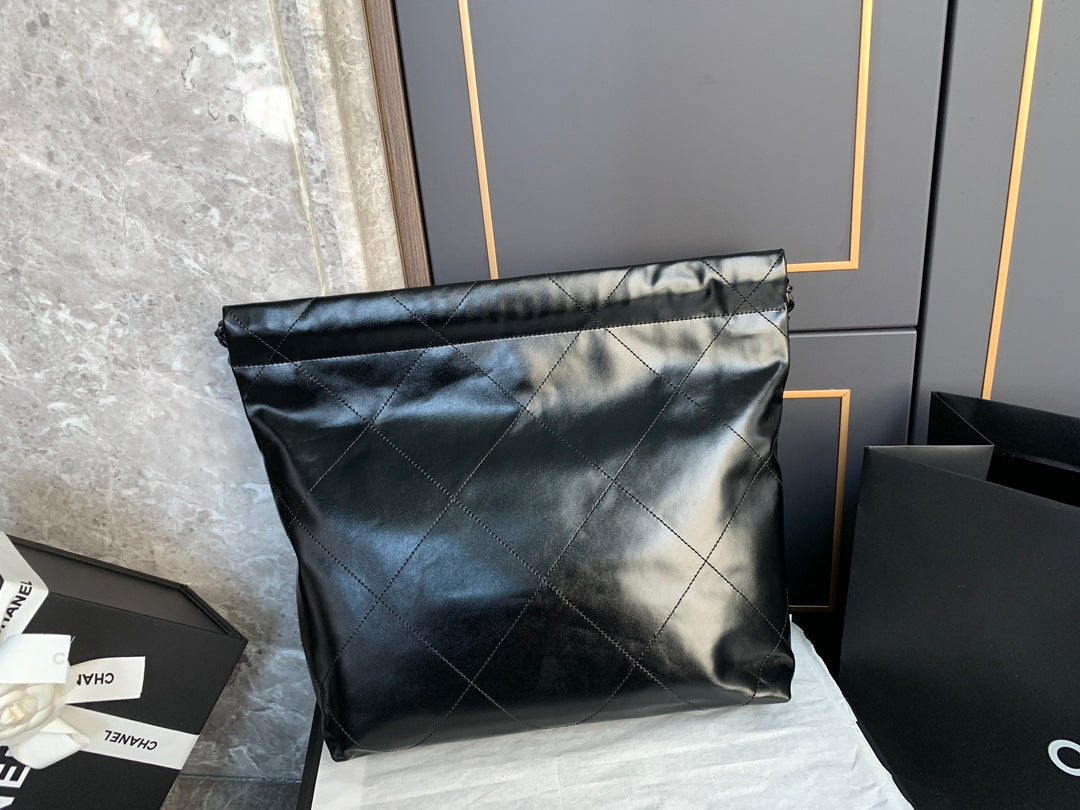 Chanel 22 Handbag Black Bag 35x37x7cm