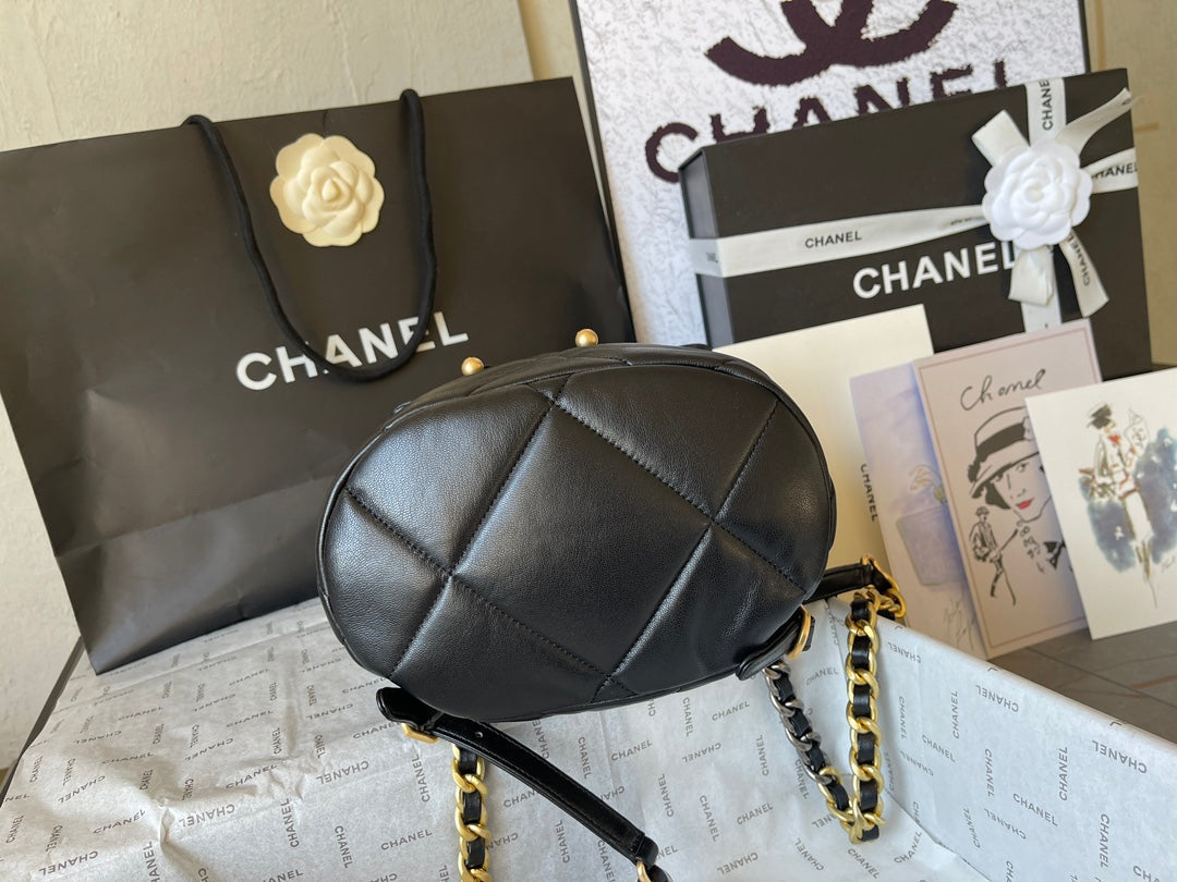Chane1 24C 19Bag AS4223# Black 26x22x16cm