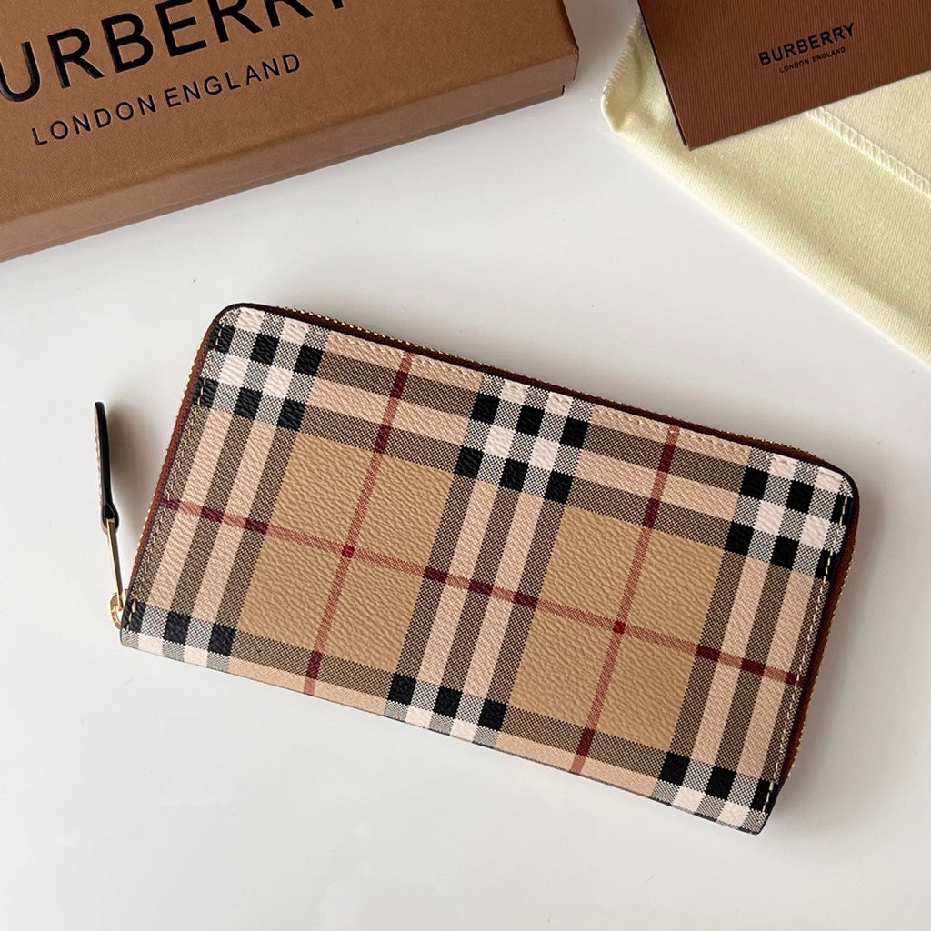 BURBERRY WALLETS 19x10.5x2.5cm BROWN