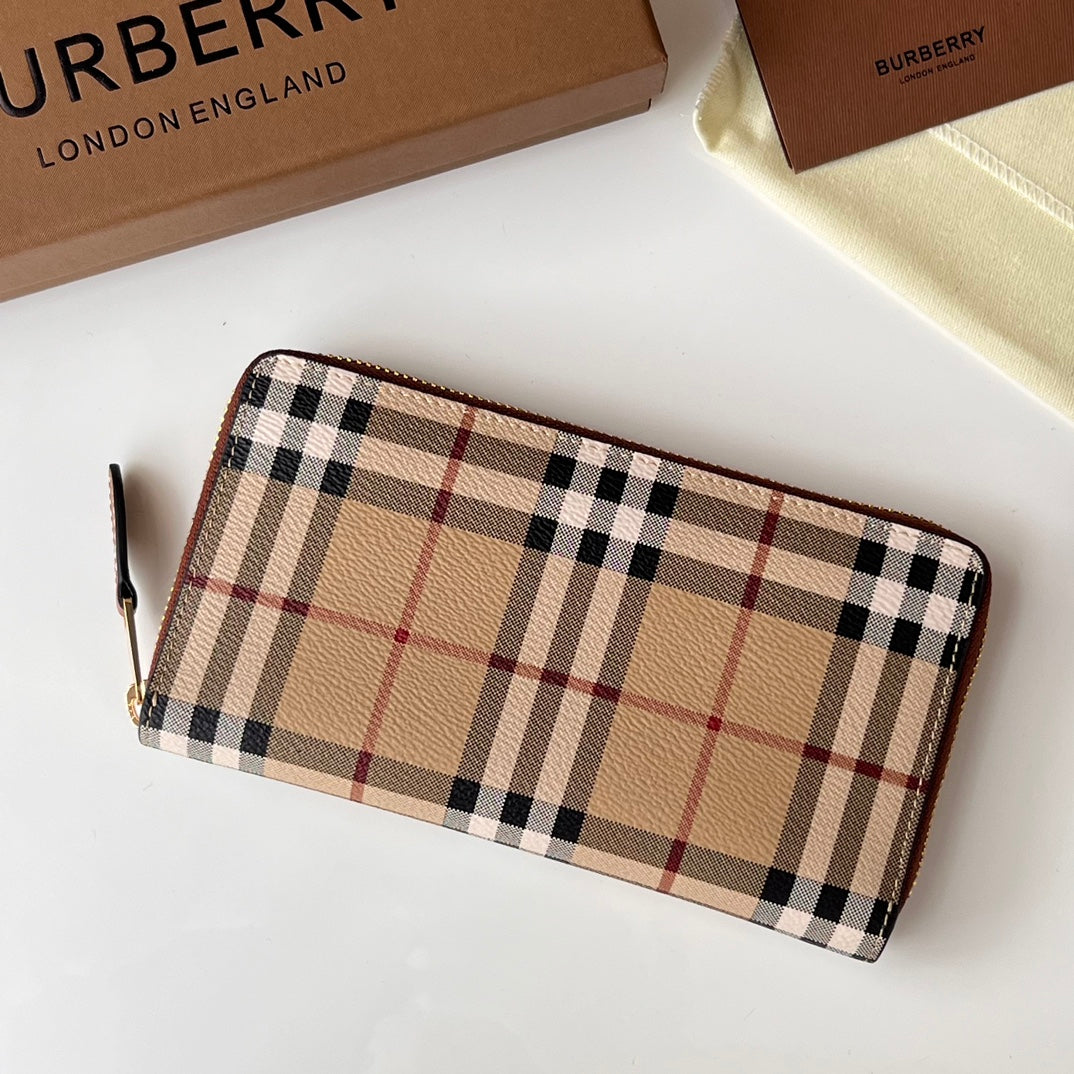BURBERRY WALLETS 19x10.5x2.5cm BROWN