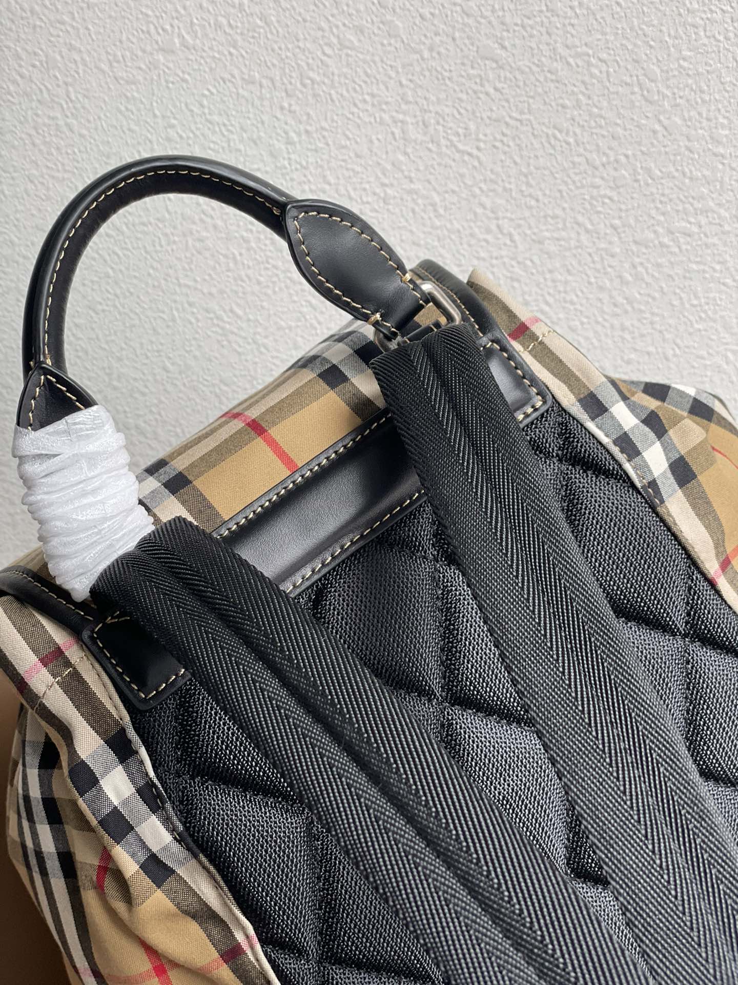 Burberry Vintage Check Canvas Backpack 22X33CM